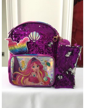 Little Mermaid Sequin Backpack