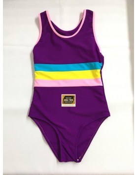 Eloise Color Stripe Swim Suit