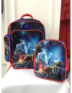 Space Animated Backpack Set